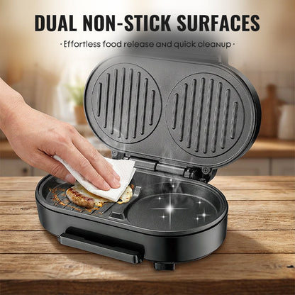 ⏳Limited-time 50% off⏰Multi-functional Griddle & Breakfast Maker🍳🍔🍞
