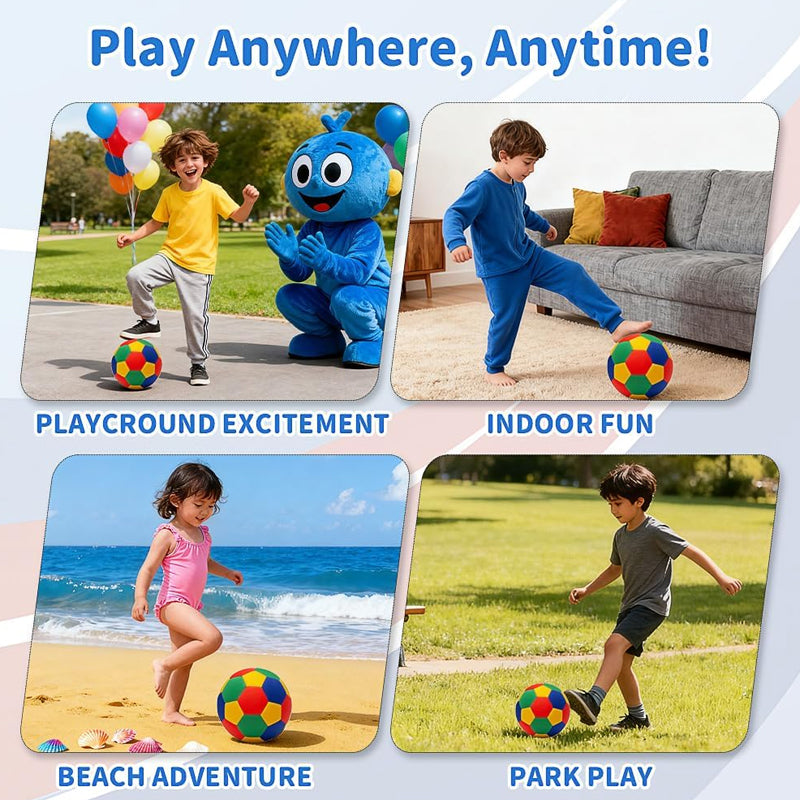 💗Soft Indoor Soccer Ball for Kids ⚽ Perfect For Kids – Play Anytime, Anywhere