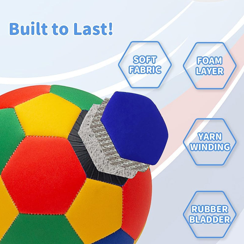 💗Soft Indoor Soccer Ball for Kids ⚽ Perfect For Kids – Play Anytime, Anywhere