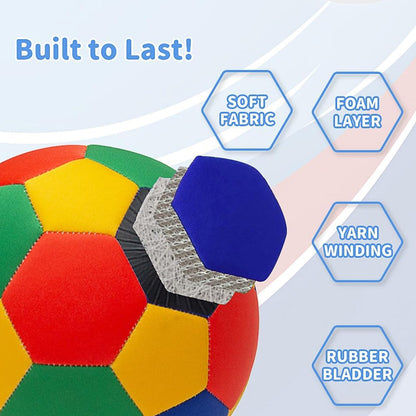 💗Soft Indoor Soccer Ball for Kids ⚽ Perfect For Kids – Play Anytime, Anywhere