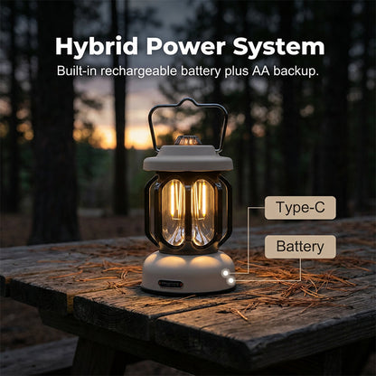 Stepless Dimming LED Camping Lantern 🔥 Light Up Your Adventure! 🌟