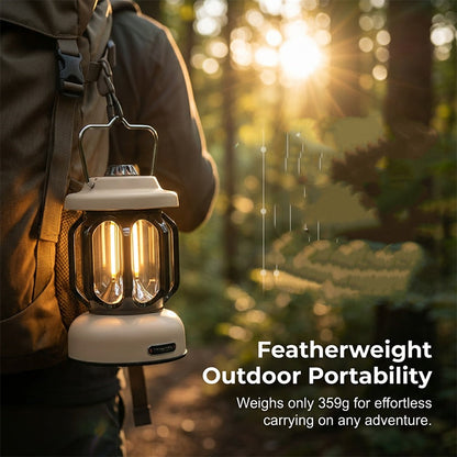 Stepless Dimming LED Camping Lantern 🔥 Light Up Your Adventure! 🌟