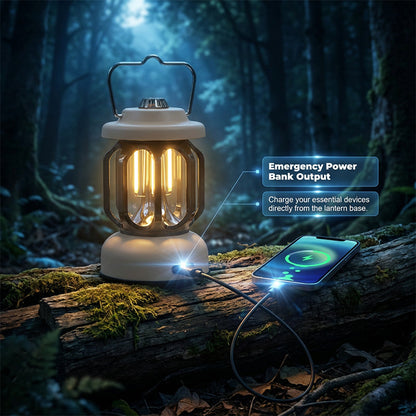 Stepless Dimming LED Camping Lantern 🔥 Light Up Your Adventure! 🌟