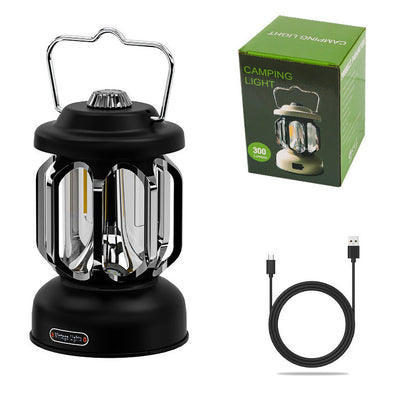 Stepless Dimming LED Camping Lantern 🔥 Light Up Your Adventure! 🌟