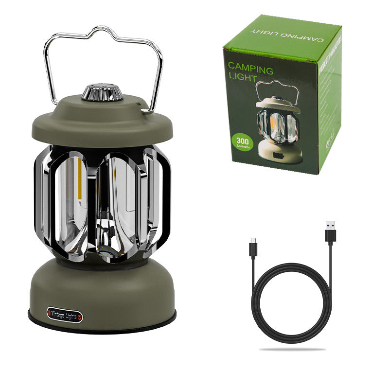 Stepless Dimming LED Camping Lantern 🔥 Light Up Your Adventure! 🌟