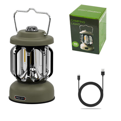Stepless Dimming LED Camping Lantern 🔥 Light Up Your Adventure! 🌟