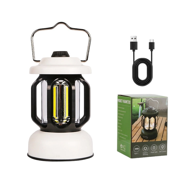Stepless Dimming LED Camping Lantern 🔥 Light Up Your Adventure! 🌟