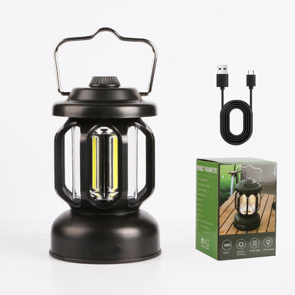 Stepless Dimming LED Camping Lantern 🔥 Light Up Your Adventure! 🌟