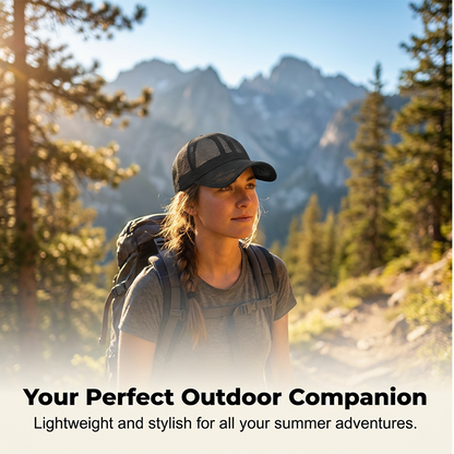Breathable Mesh Baseball Cap ☀️ Stay Cool, Enjoy Full Protection 🏞️