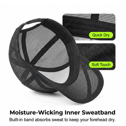 Breathable Mesh Baseball Cap ☀️ Stay Cool, Enjoy Full Protection 🏞️