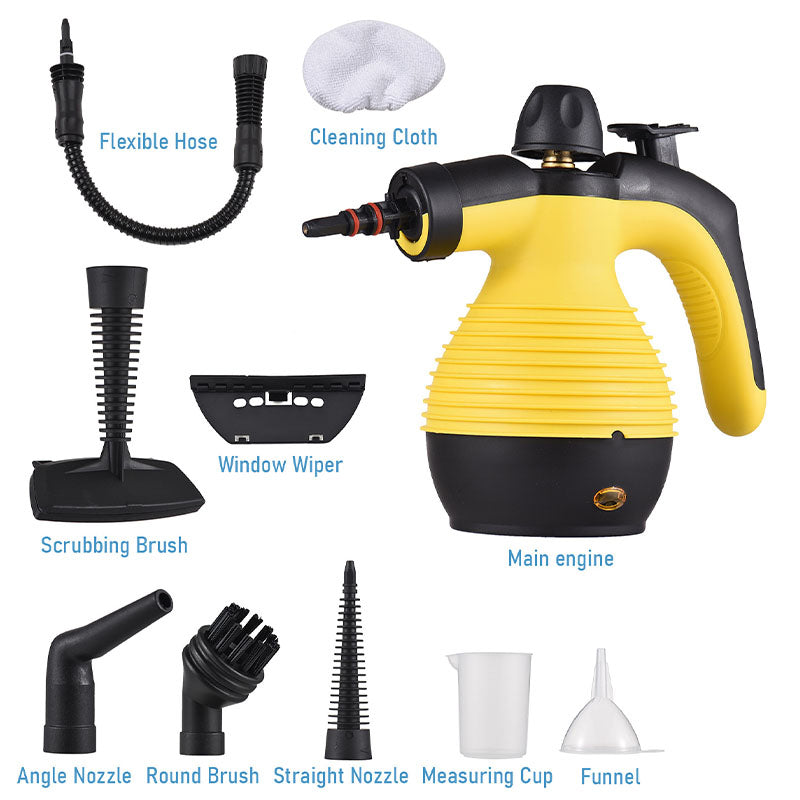 🧼 Handdampfreiniger-Set mit vielfältigen Anwendungsmöglichkeiten✨ Sag dem Schmutz Adieu ✈️ Kostenloser Versand