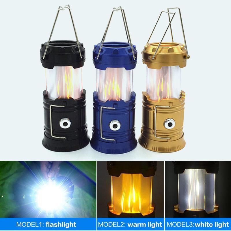 ⏳Limited-time 50% off⏰3-in-1 LED Flame Camping Lantern⛺🔦