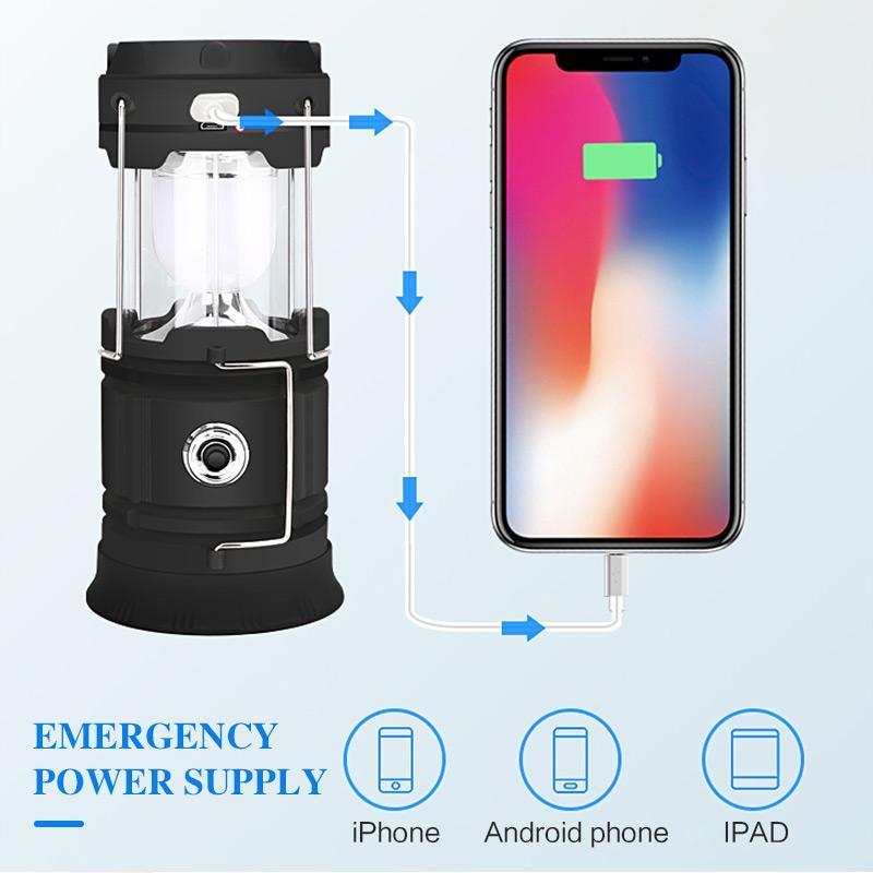 ⏳Limited-time 50% off⏰3-in-1 LED Flame Camping Lantern⛺🔦