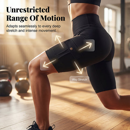 🥳2026 HOT SALE🥳💞50K+ SOLD!💥🧘‍♀️🍑 50% OFF! High‑Waist Butt‑Lifting Shorts – 4‑way stretch, squat‑proof. Pockets for phone & keys. Gentle tummy control, all‑day comfort. Your workout bestie. 🩳✨