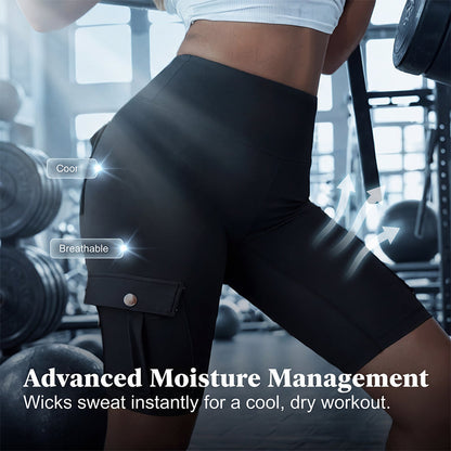 🥳2026 HOT SALE🥳💞50K+ SOLD!💥🧘‍♀️🍑 50% OFF! High‑Waist Butt‑Lifting Shorts – 4‑way stretch, squat‑proof. Pockets for phone & keys. Gentle tummy control, all‑day comfort. Your workout bestie. 🩳✨