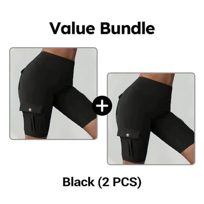 🥳2026 HOT SALE🥳💞50K+ SOLD!💥🧘‍♀️🍑 50% OFF! High‑Waist Butt‑Lifting Shorts – 4‑way stretch, squat‑proof. Pockets for phone & keys. Gentle tummy control, all‑day comfort. Your workout bestie. 🩳✨
