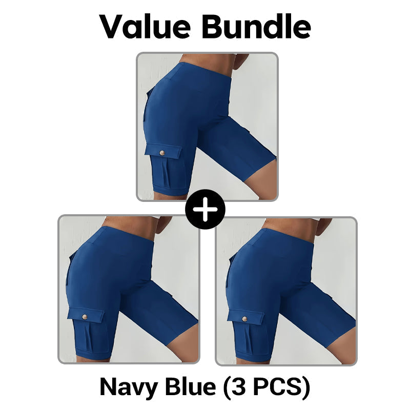🥳2026 HOT SALE🥳💞50K+ SOLD!💥🧘‍♀️🍑 50% OFF! High‑Waist Butt‑Lifting Shorts – 4‑way stretch, squat‑proof. Pockets for phone & keys. Gentle tummy control, all‑day comfort. Your workout bestie. 🩳✨