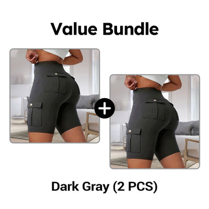 🥳2026 HOT SALE🥳💞50K+ SOLD!💥🧘‍♀️🍑 50% OFF! High‑Waist Butt‑Lifting Shorts – 4‑way stretch, squat‑proof. Pockets for phone & keys. Gentle tummy control, all‑day comfort. Your workout bestie. 🩳✨