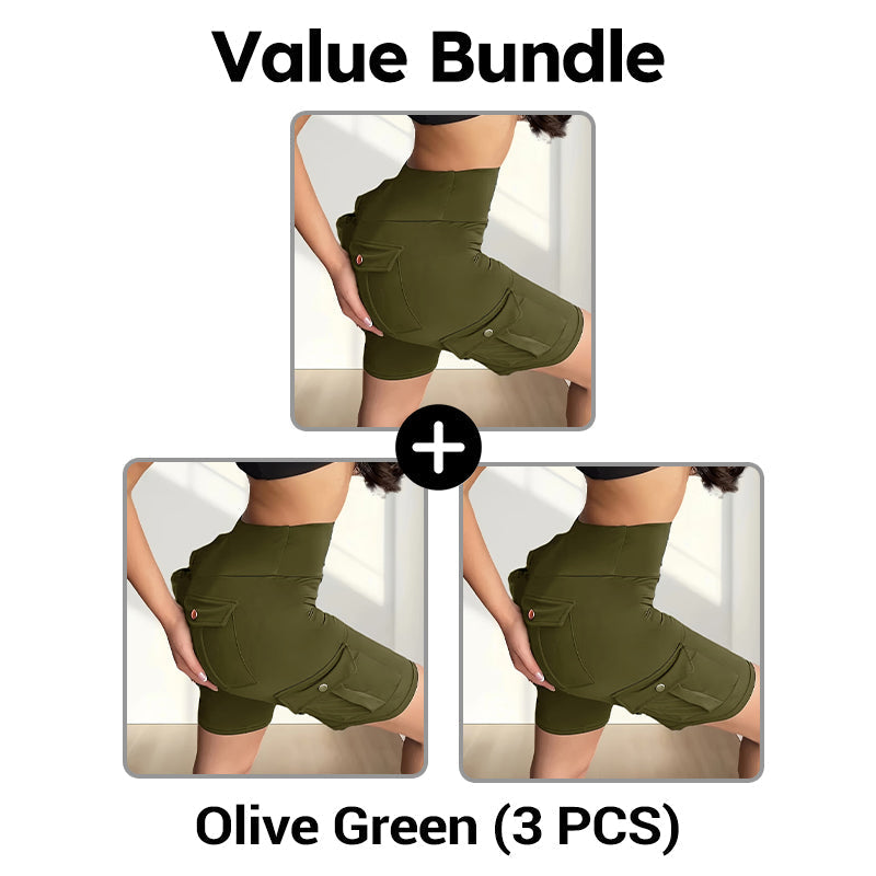 🥳2026 HOT SALE🥳💞50K+ SOLD!💥🧘‍♀️🍑 50% OFF! High‑Waist Butt‑Lifting Shorts – 4‑way stretch, squat‑proof. Pockets for phone & keys. Gentle tummy control, all‑day comfort. Your workout bestie. 🩳✨