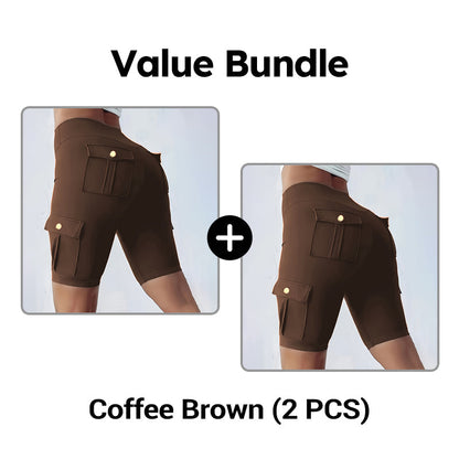 🥳2026 HOT SALE🥳💞50K+ SOLD!💥🧘‍♀️🍑 50% OFF! High‑Waist Butt‑Lifting Shorts – 4‑way stretch, squat‑proof. Pockets for phone & keys. Gentle tummy control, all‑day comfort. Your workout bestie. 🩳✨