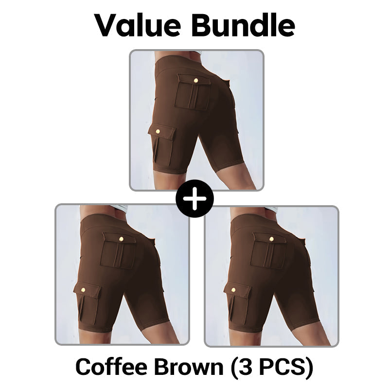 🥳2026 HOT SALE🥳💞50K+ SOLD!💥🧘‍♀️🍑 50% OFF! High‑Waist Butt‑Lifting Shorts – 4‑way stretch, squat‑proof. Pockets for phone & keys. Gentle tummy control, all‑day comfort. Your workout bestie. 🩳✨