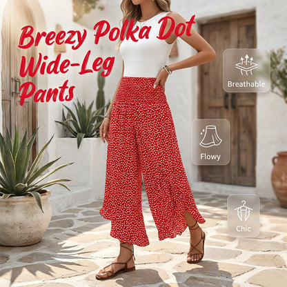 🔥 Heute 50% Rabatt! Damen weite High-Waist-Hose – kaschierend, bequem & schick