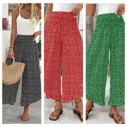 🔥 Heute 50% Rabatt! Damen weite High-Waist-Hose – kaschierend, bequem & schick