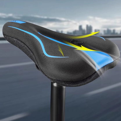 🌟 High-Elastic Silicone Bike Saddle Cover🚴‍♂️ Upgrade Your Riding Experience
