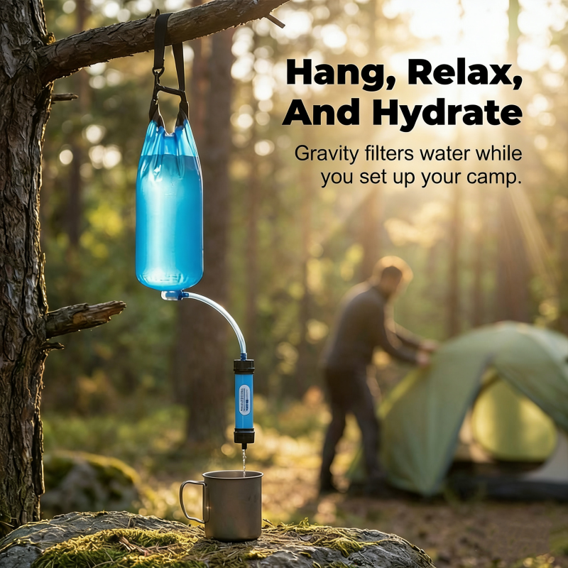 🌍Portable Gravity Water Filter System💧 Enjoy Clean Water, Anytime, Anywhere