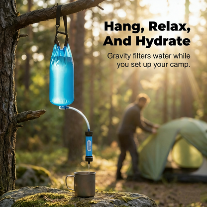 🌍Portable Gravity Water Filter System💧 Enjoy Clean Water, Anytime, Anywhere