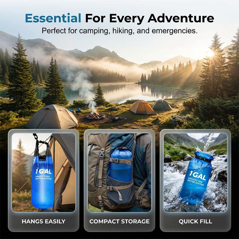 🌍Portable Gravity Water Filter System💧 Enjoy Clean Water, Anytime, Anywhere
