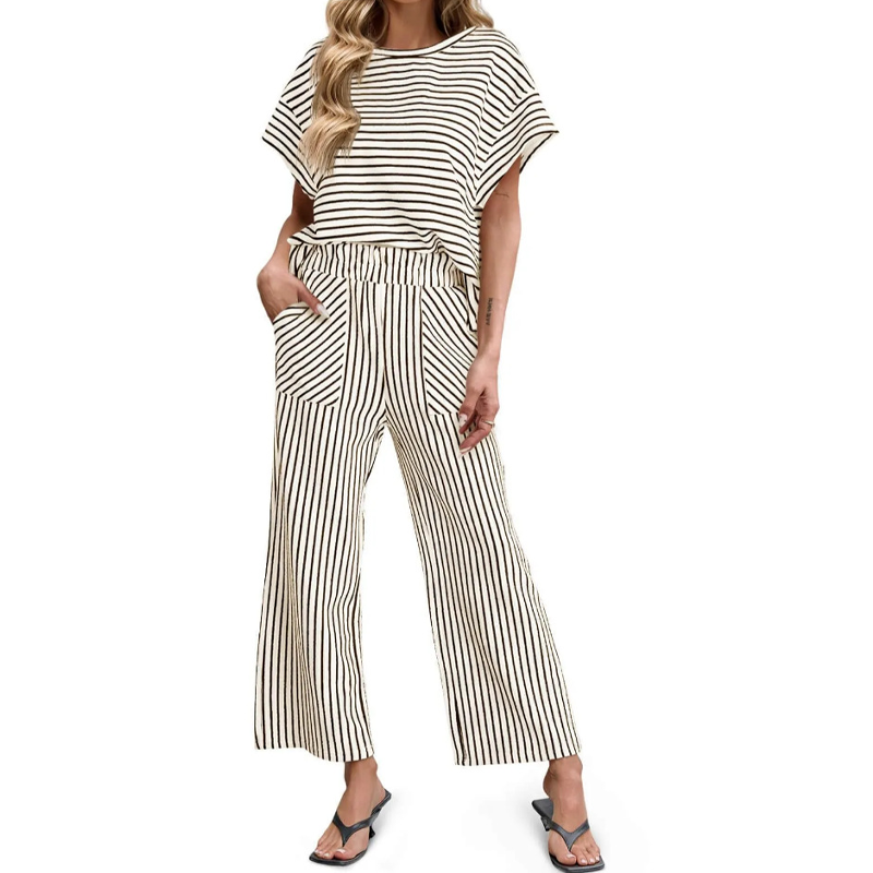 Women's Striped 2-Piece Lounge Set 🌟The Perfect Lounge Set🛋️✨