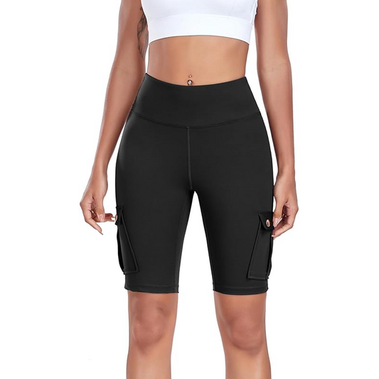 💥 Slimming & Comfortable, Stylish & Chic: Women's Stretchy High-Waisted Biker Shorts—Perfect For Any Activity 💪