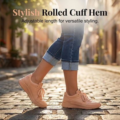 👖Women's Slim Fit Stretch Denim Capri Pants – Comfort & Style In One! ✨