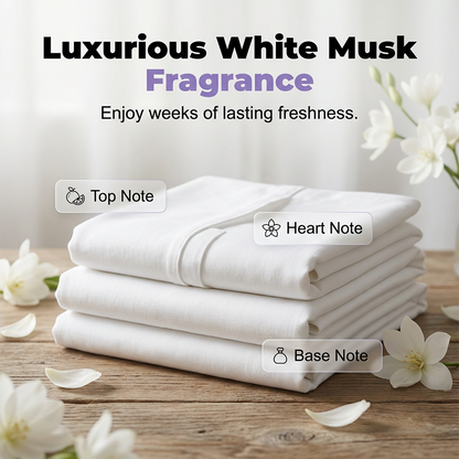 🌸🧺5-in-1 White Musk Laundry Detergent Pods (80PCS)✨ Say Goodbye to Stains