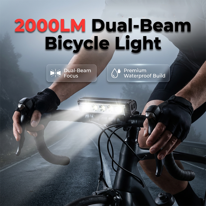 ⚡High-Lumen USB Rechargeable Bicycle Light 🚴‍♂️ Ride with Confidence