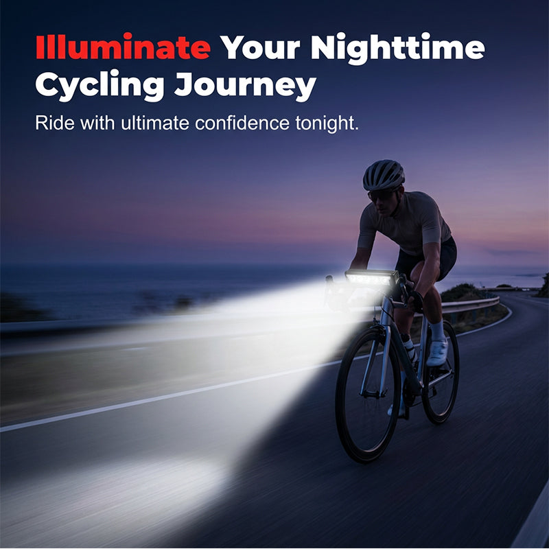⚡High-Lumen USB Rechargeable Bicycle Light 🚴‍♂️ Ride with Confidence
