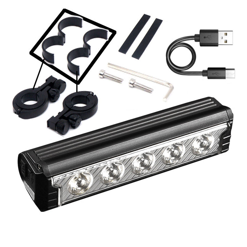 ⚡High-Lumen USB Rechargeable Bicycle Light 🚴‍♂️ Ride with Confidence