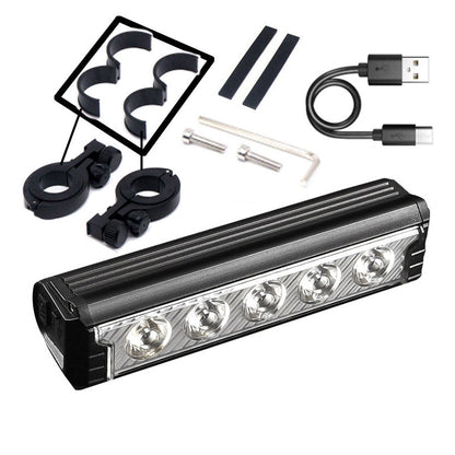 ⚡High-Lumen USB Rechargeable Bicycle Light 🚴‍♂️ Ride with Confidence