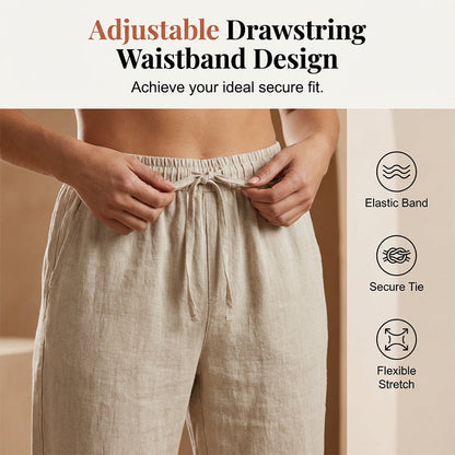 🩳Women's Casual Cotton Linen Capris🌟 Stay Cool And Comfortable 🌟