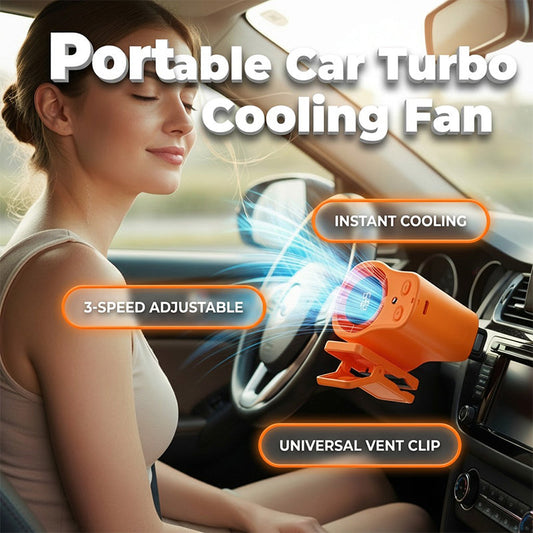 🔥HOT SALE 50% OFF🔥Hands-Free Personal Cooling Fan with LED Display🚗❄️Small fan. Big difference 😍