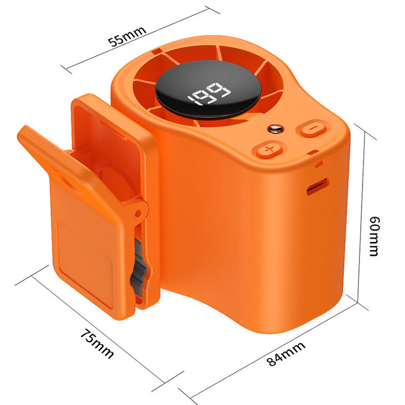 🔥HOT SALE 50% OFF🔥Hands-Free Personal Cooling Fan with LED Display🚗❄️Small fan. Big difference 😍