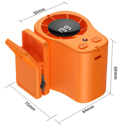 🔥HOT SALE 50% OFF🔥Hands-Free Personal Cooling Fan with LED Display🚗❄️Small fan. Big difference 😍