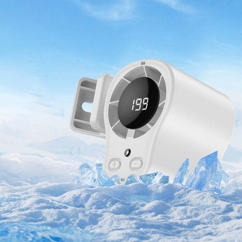 🔥HOT SALE 50% OFF🔥Hands-Free Personal Cooling Fan with LED Display🚗❄️Small fan. Big difference 😍