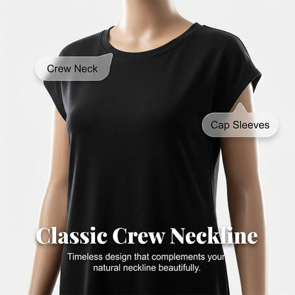 🔥Hot Sale 50% OFF⏳Women's Casual Short Sleeve T-Shirt Dress🌟 Effortlessly Stylish, All-Day Comfort 👗
