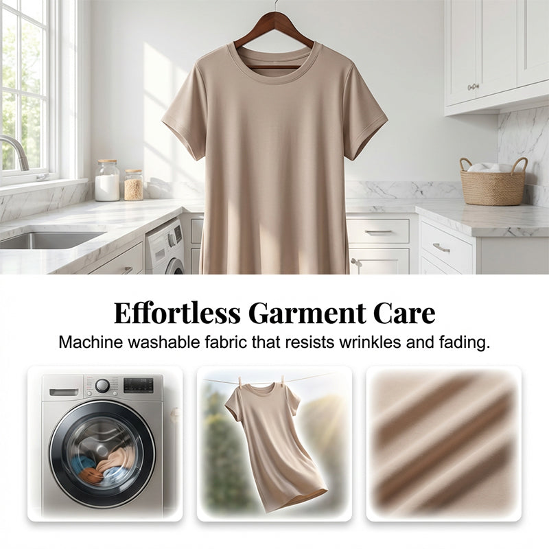 🔥Hot Sale 50% OFF⏳Women's Casual Short Sleeve T-Shirt Dress🌟 Effortlessly Stylish, All-Day Comfort 👗