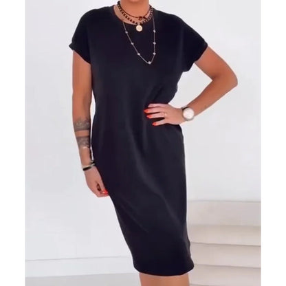🔥Hot Sale 50% OFF⏳Women's Casual Short Sleeve T-Shirt Dress🌟 Effortlessly Stylish, All-Day Comfort 👗