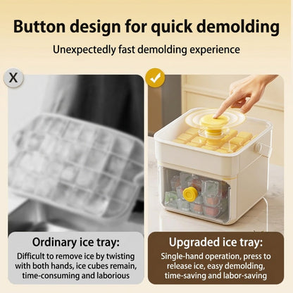 🔥HOT SALE 50%OFF🔥⏱️ Instant Ice Cubes in Seconds – Just Press & Release! 🧊✨