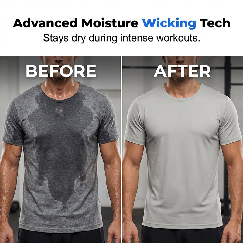 Herren Sport-T-Shirt & Shorts 2-teiliges Set 💪 Das ultimative Herren Fitness-Set 🏋️‍♂️