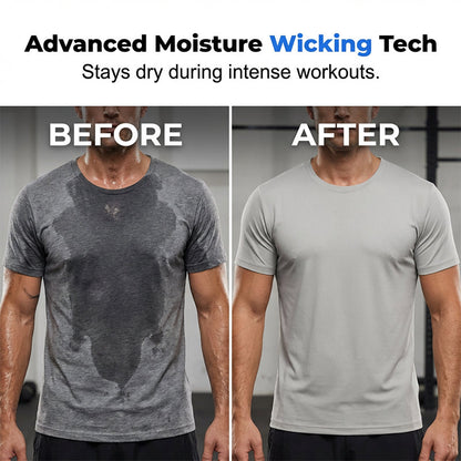 Herren Sport-T-Shirt & Shorts 2-teiliges Set 💪 Das ultimative Herren Fitness-Set 🏋️‍♂️